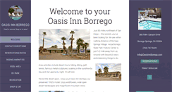 Desktop Screenshot of oasisinnborrego.com