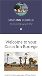 Mobile Screenshot of oasisinnborrego.com